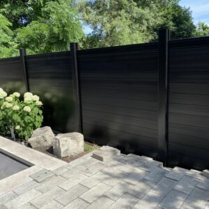 black vinyl fence toronto