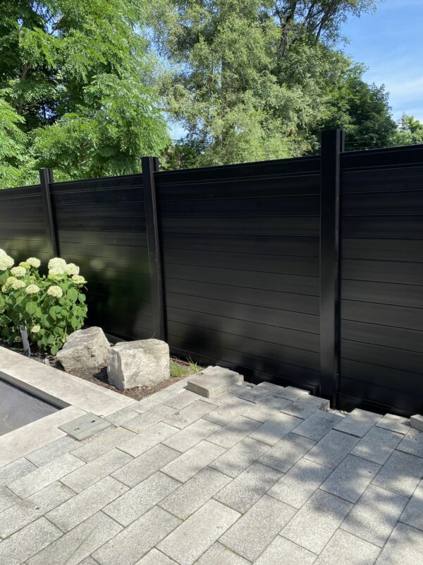 black vinyl fence toronto