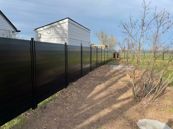 Horizontal Aluminum Privacy Fence Panels