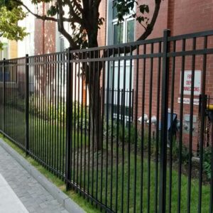 Aluminum Modern Picket Fence Panels
