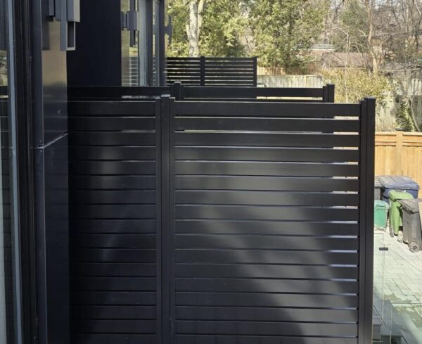 Horizontal Aluminum Semi-Privacy Fence Panels