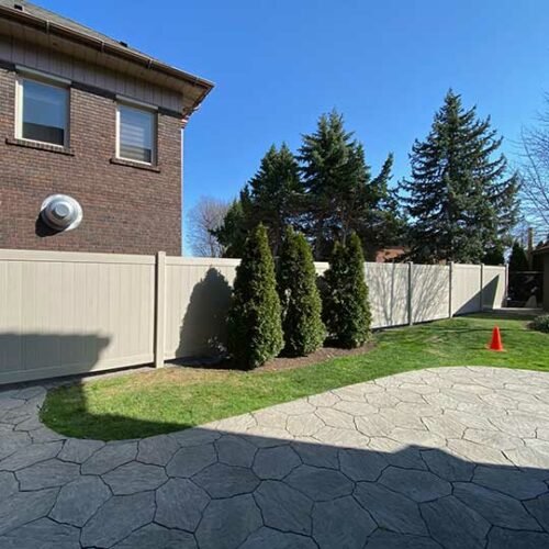 Tan Vinyl Fence Panels » Vinyl Fence Canada