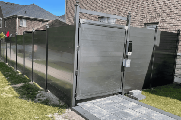 aluminum horizontal fence